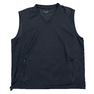 Walter Hagen Vest‎ Pullover Black Golf V Neck Men's Size Large